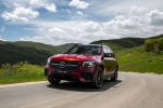 2020 Mercedes-Benz GLB 250 in Patagonia Red Metallic - Driving Front Left View